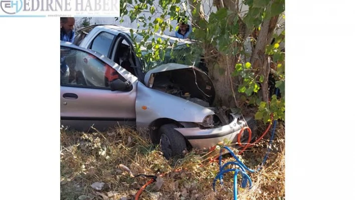 Lüleburgaz'da trafik kazası: 1 yaralı