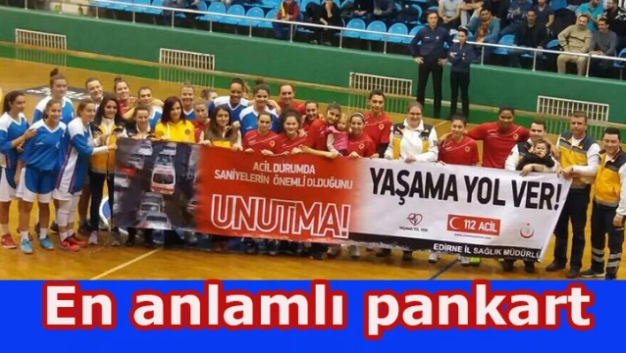 'Yaşama yol ver'
