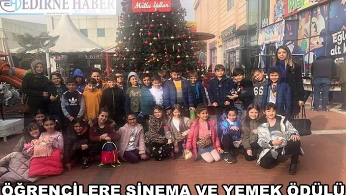 Öğrencilere sinema ve yemek ödülü