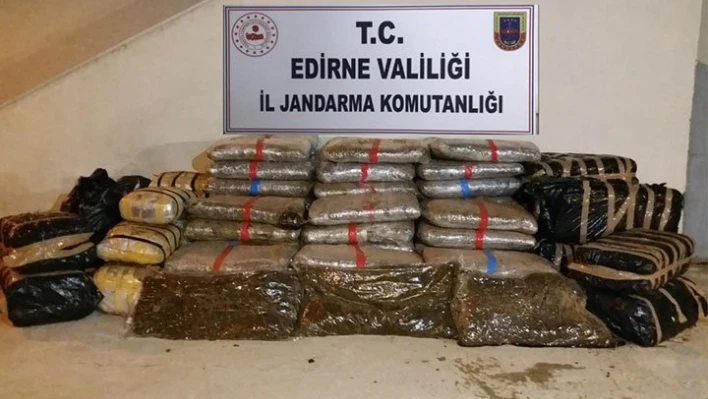 Edirne'de uyuşturucu ve kaçak akaryakıt operasyonu