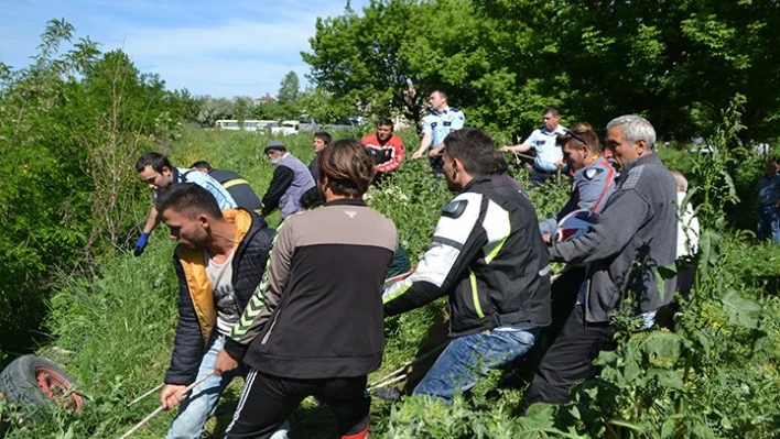 Yarım saatte çıkarıldı