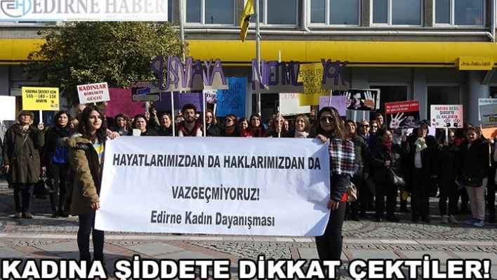 Kadına şiddet son bulsun!