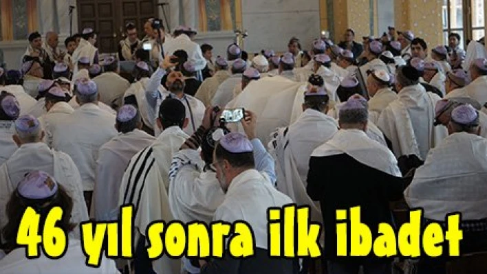 46 yıl sonra ilk ibadet