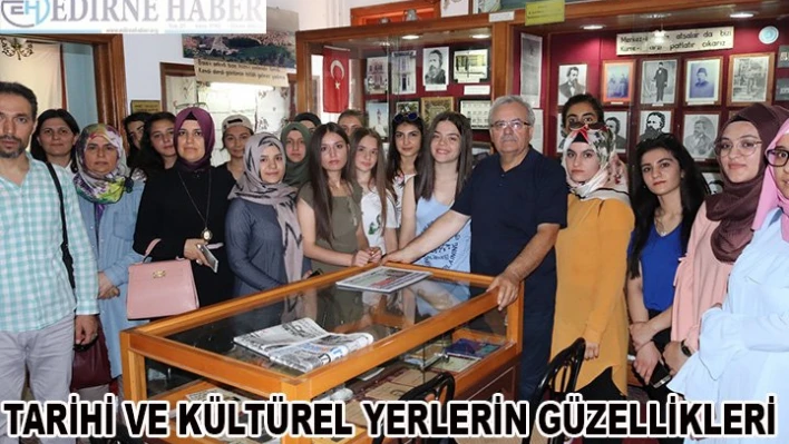 Öğrenciler tarihi ve kültürel yerleri gezdi