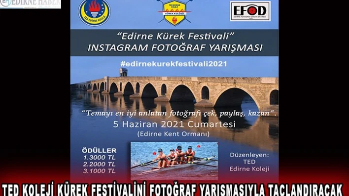 TED Koleji kürek festivalini fotoğraf yarışmasıyla taçlandıracak