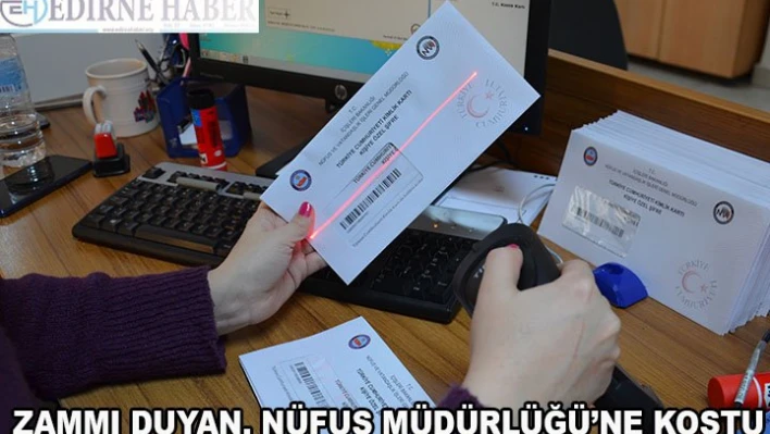 Zammı duyan, Nüfus Müdürlüğü'ne koştu