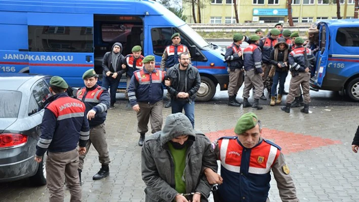 Şüpheliler gözaltına alındı