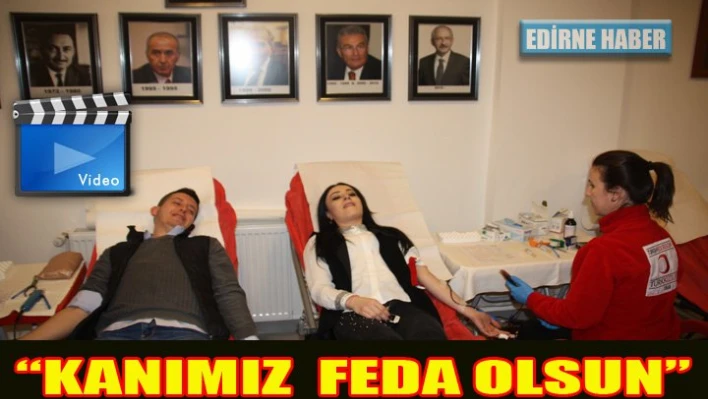 Mehmetçiklere Kan desteği