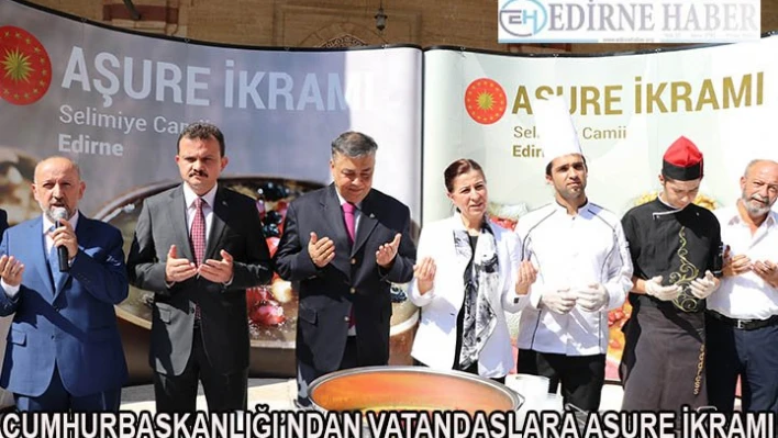 Cumhurbaşkanlığı'ndan vatandaşlara aşure ikramı