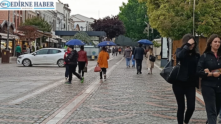 Beklenen yağış geldi