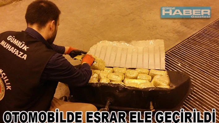 38 bin 965 gram esrar ele geçirildi