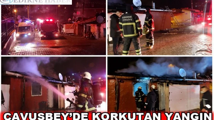 Çavuşbey'de korkutan yangın