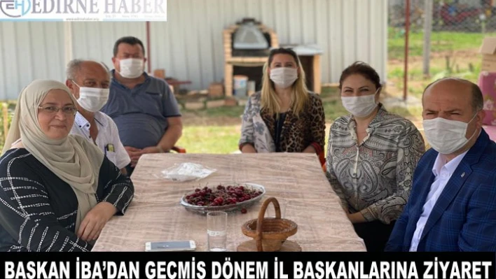 Başkan İba'dan geçmiş dönem il başkanlarına ziyaret