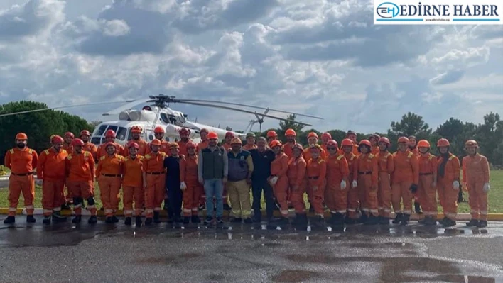 Bulgaristan'daki Orman Yangınının dumanı Edirne'yi etkiledi