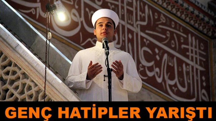 Selimiye'nin minberinde yarıştılar