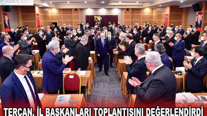 Tercan, il başkanları toplantısını değerlendirdi