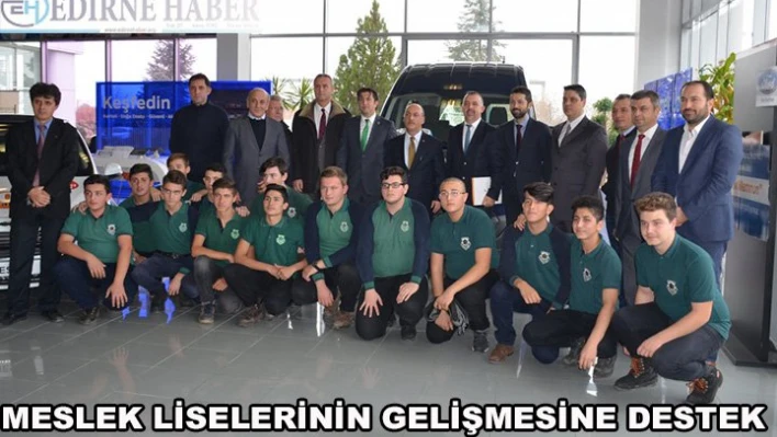 Ülkenin kalkınmasına ve liselerin gelişmesine hibe desteği