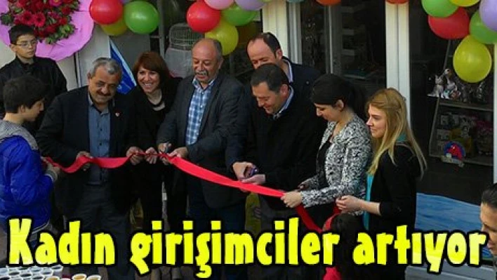 Kadın girişimciler artıyor