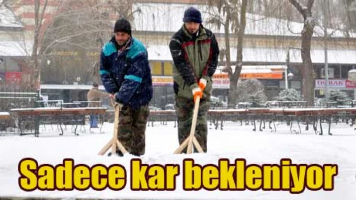Kar hazırlıkları tamam