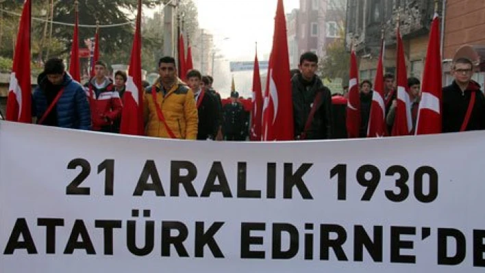 Atatürk'ü karşıladılar