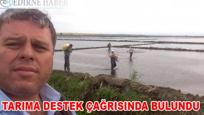 Ergin'den Tarıma Destek Çağrısı