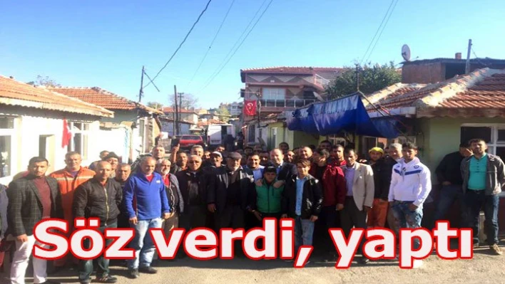 'Sözünü tuttu, ziyareti yaptı'