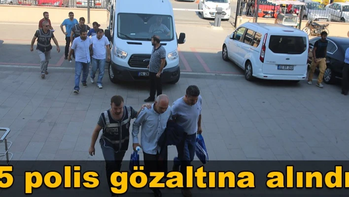 1 Gümrük memuru tutuklandı, 5 polis gözaltında