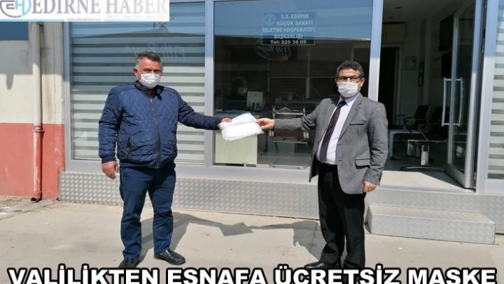 Valilikten Esnafa Ücretsiz Maske Dağıtımı BaşladıÂ 