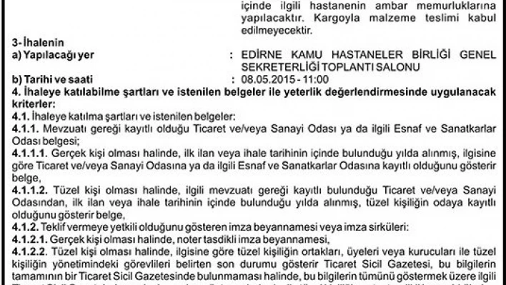 2015 YILI YAŞ MEYVE VE SEBZE ALIMI 