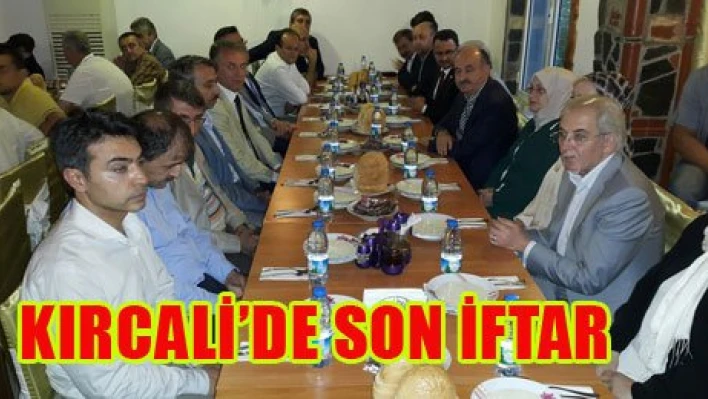 Son İftar Kırcali'de