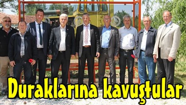 Duraklarına kavuştular