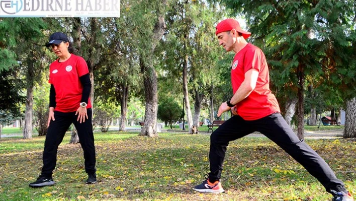 Doktor çiftin atletizm tutkusu