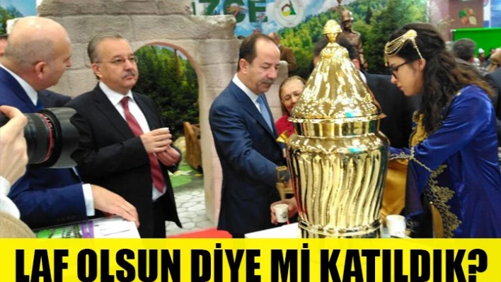 Laf Olsun, Torba dolsun fuarı