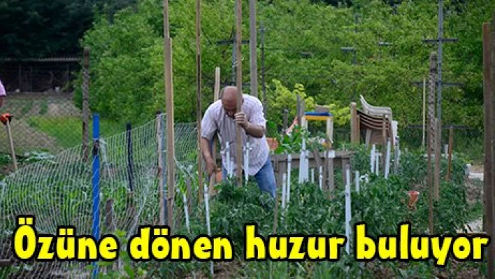 Özüne dönen huzur buluyor