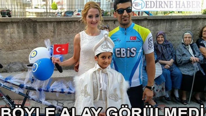Bisikletli sünnet alayı