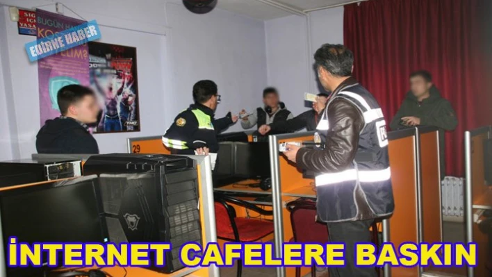 İnternet Cafelere denetim