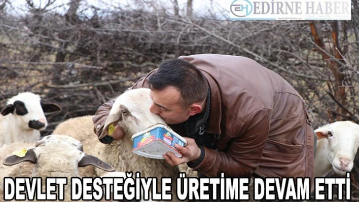 Bir elini kaybetti devlet desteğiyle üretime devam etti