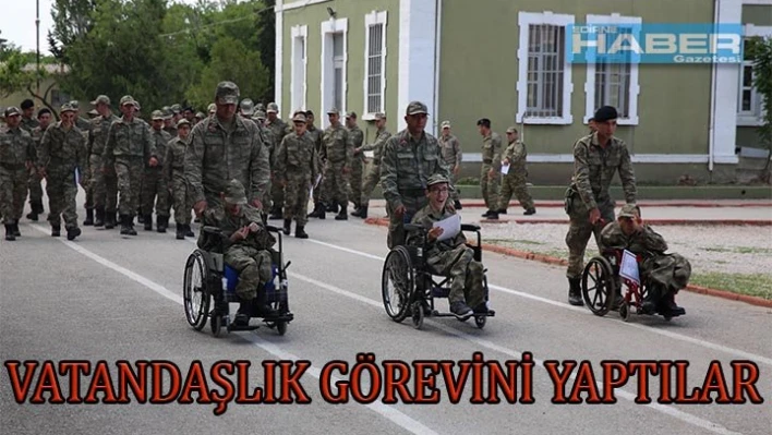 Vatandaşlık görevini yaptılar