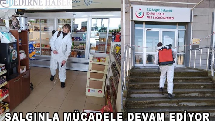 Dezenfekte çalışmaları aralıksız devam ediyor