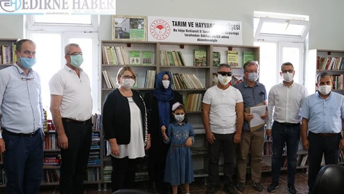 Sezer'in ismi köy kütüphanesinde yaşatılacak