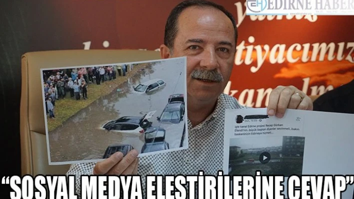 'Sosyal Medya Eleştirilerine Cevap'