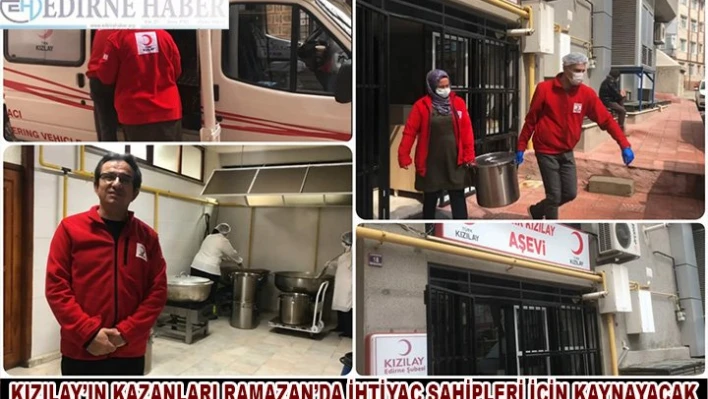 Kızılay'ın kazanları Ramazan'da ihtiyaç sahipleri için kaynayacak