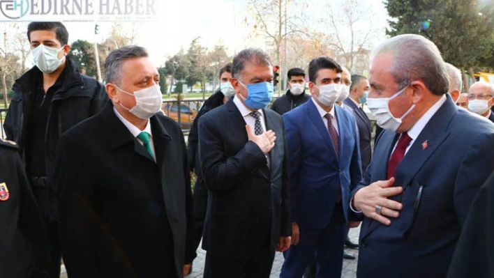 Şentop, Tekirdağ Valisi Yıldırım'ı ziyaret etti
