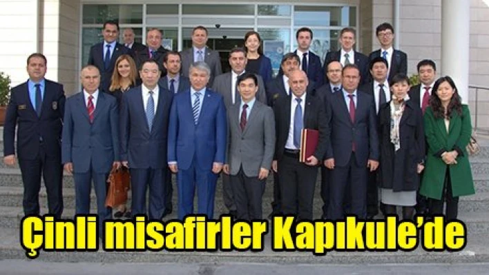 Çinli misafirler Kapıkule'de