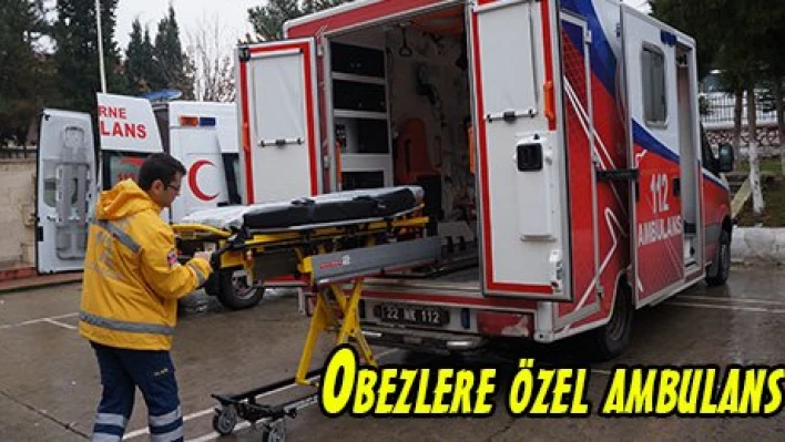 Obezlere özel ambulans