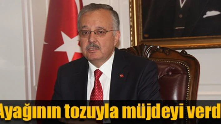 Vali Özdemir'den ilk müjde