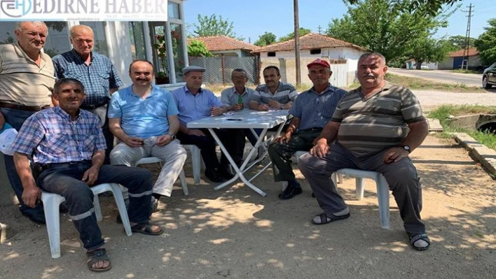 Köy ziyaretinde bulundular