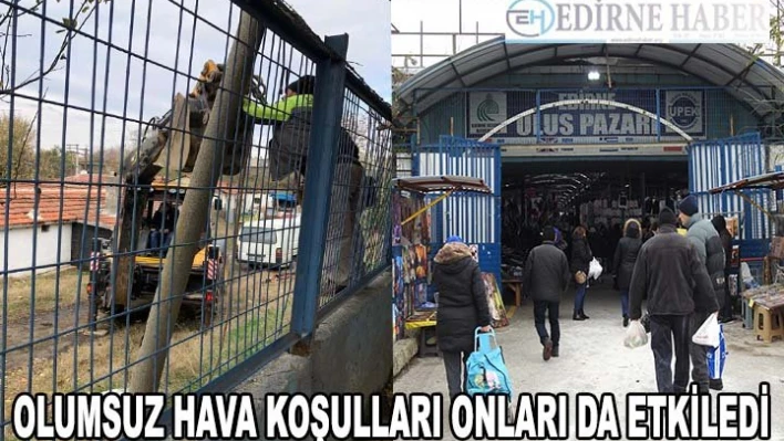 Olumsuz hava koşulları onları da etkiledi