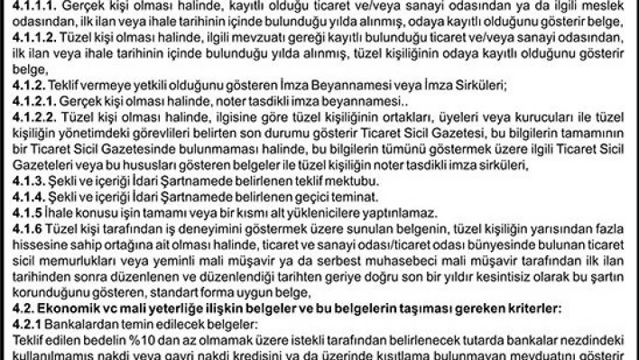 ETÜD PROJE HİZMETİ ALINACAKTIR