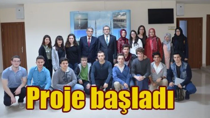 Proje 18 öğrenci ile başladı